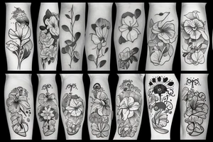 morning glory tattoo idea
