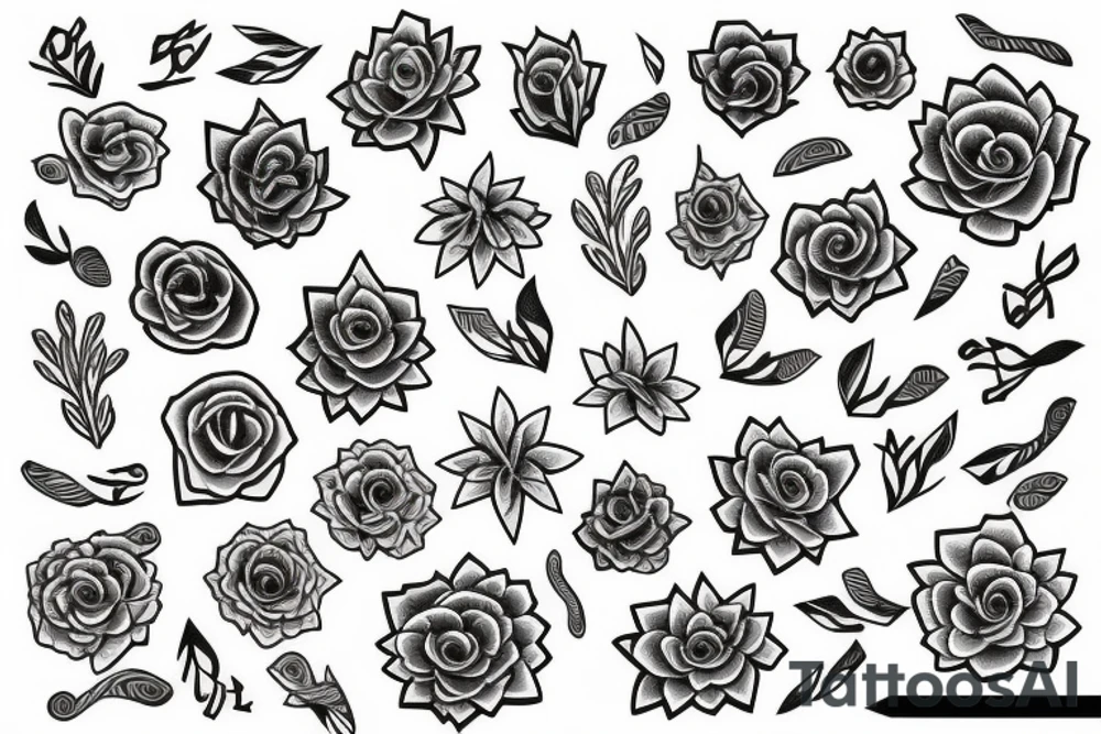 Aster tattoo idea