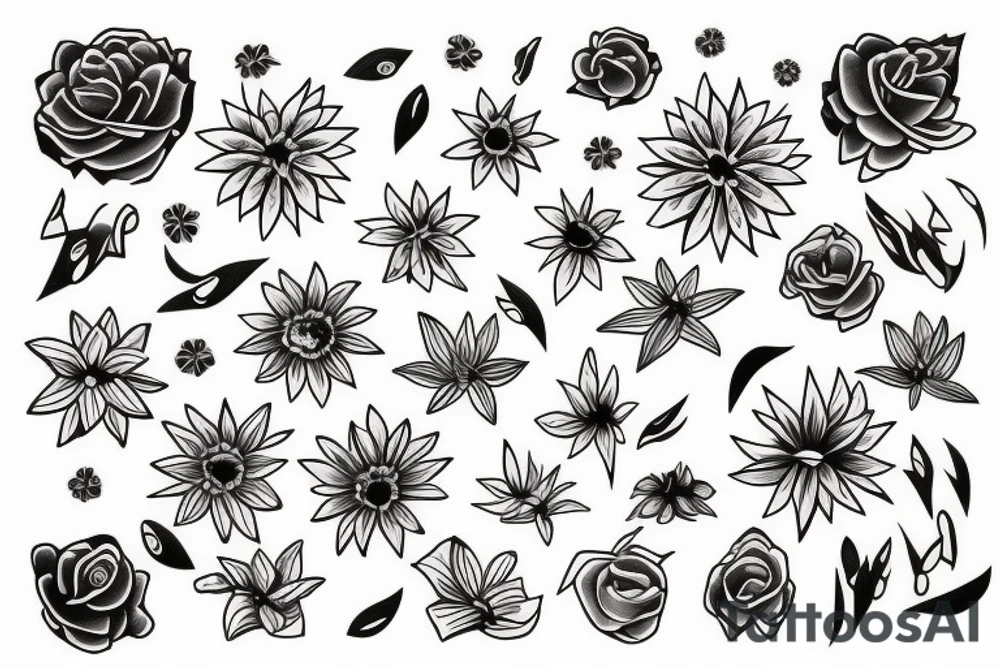 Aster tattoo idea