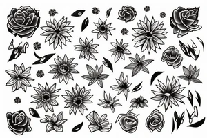 Aster tattoo idea