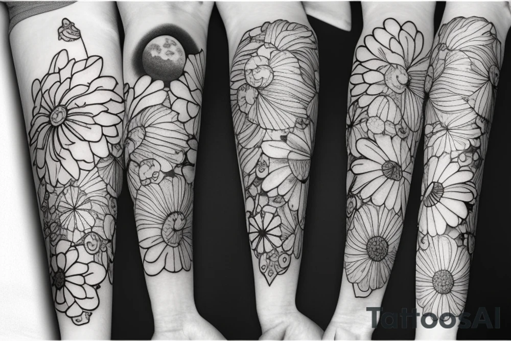 Cosmos tattoo idea