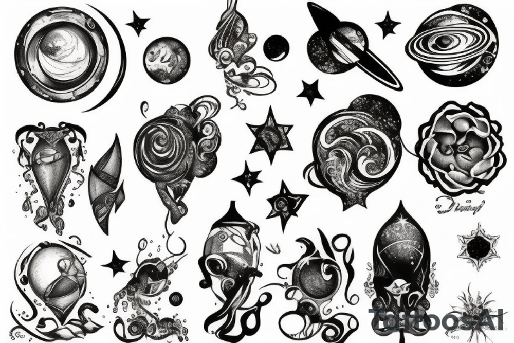 Space tattoo idea
