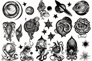 Space tattoo idea