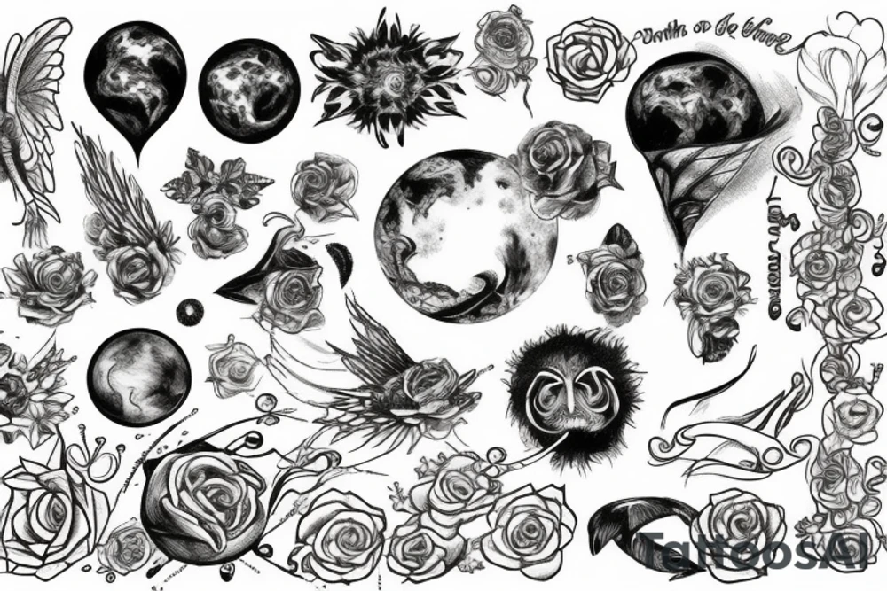 Earth tattoo idea