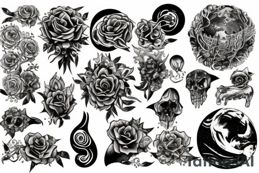 Earth tattoo idea