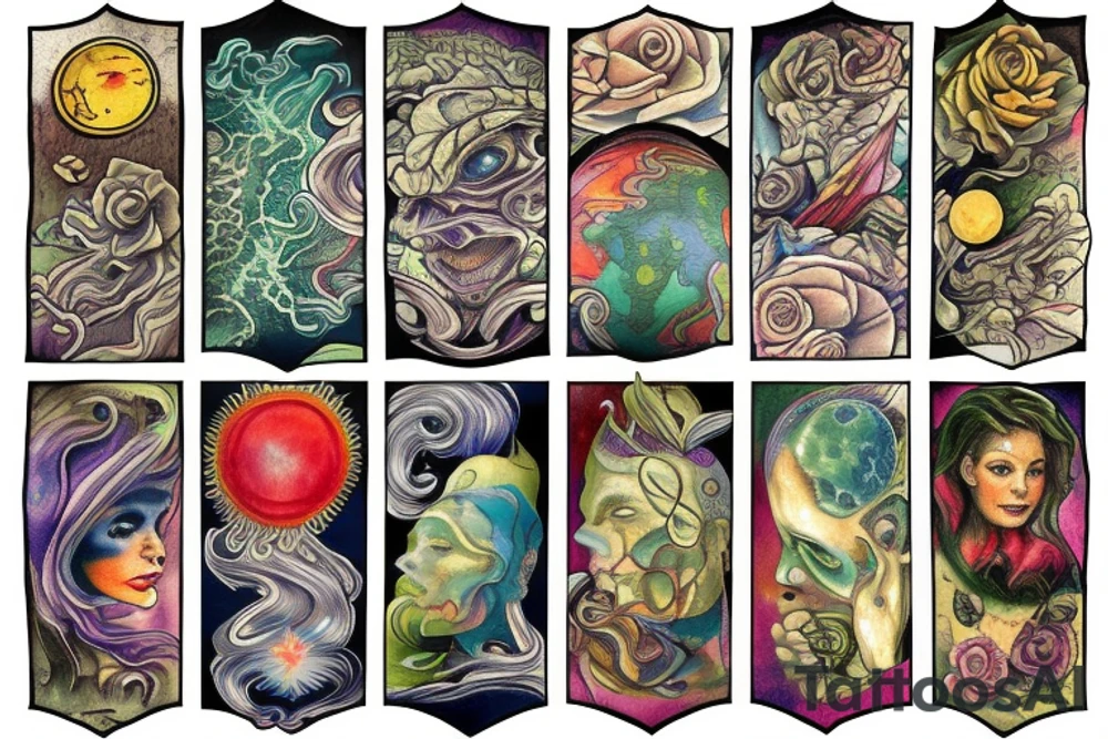 Earth tattoo idea