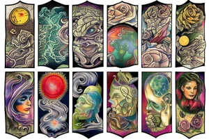 Earth tattoo idea