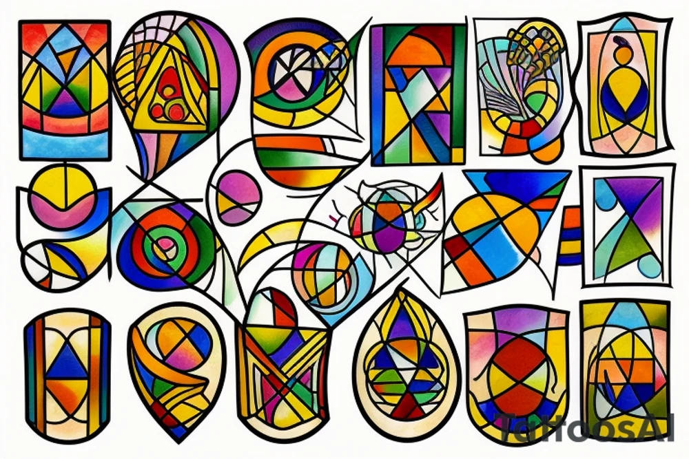 Stained glass avac tattoo idea