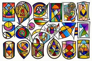 Stained glass avac tattoo idea