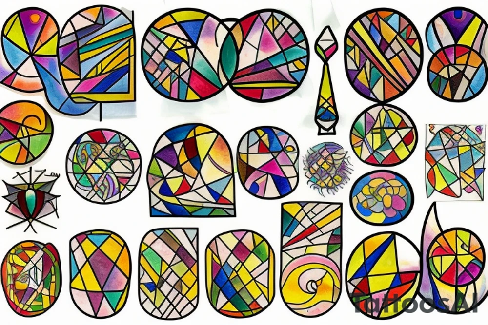 Stained glass avac tattoo idea