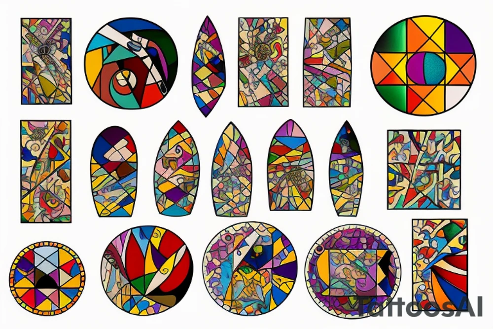 Stained glass avac tattoo idea