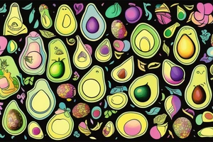 Avocado tattoo idea