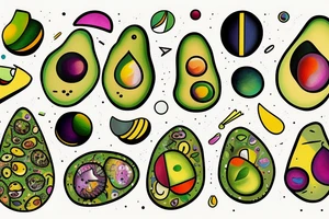 Avocado tattoo idea