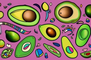 Avocado tattoo idea