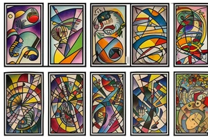 Stained glass avac tattoo idea