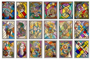 Stained glass avac tattoo idea