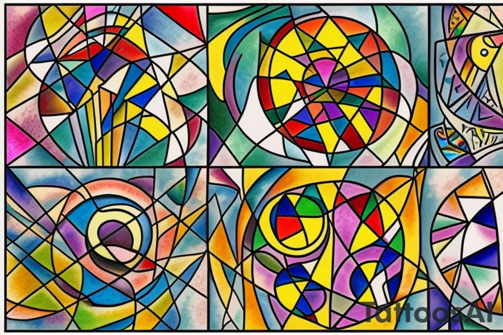 Stained glass avac tattoo idea