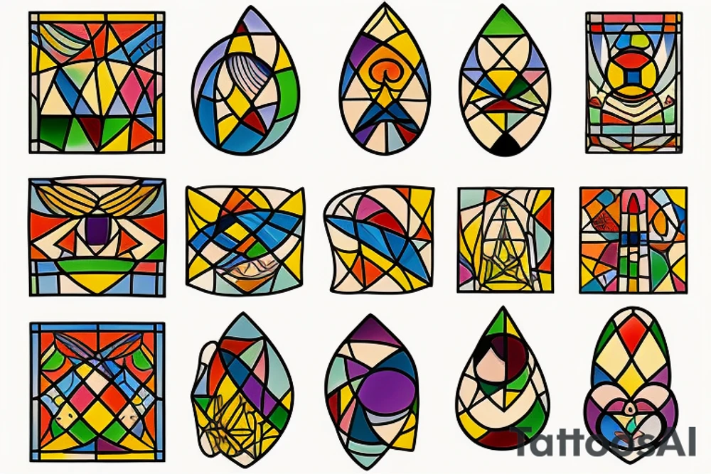 Stained glass avac tattoo idea