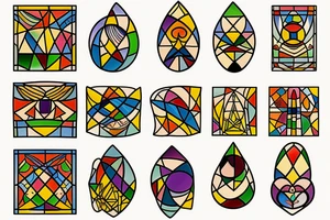 Stained glass avac tattoo idea