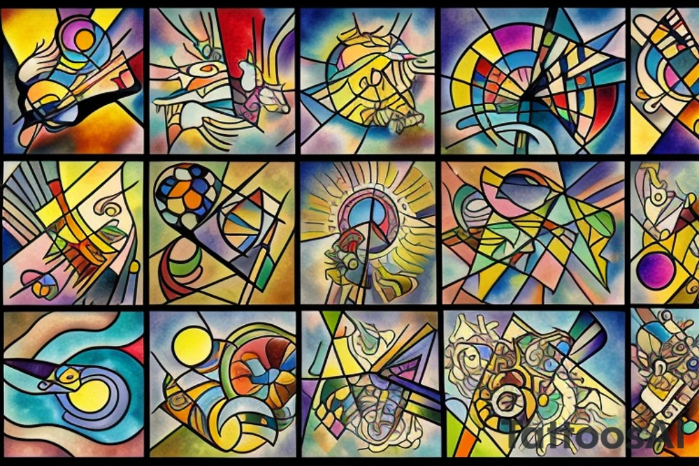 Stained glass avac tattoo idea