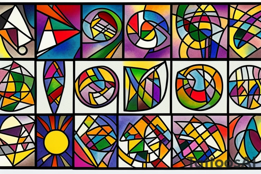Stained glass avac tattoo idea
