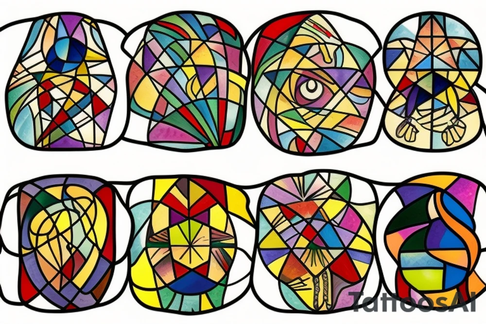 Stained glass avac tattoo idea