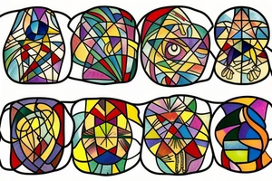 Stained glass avac tattoo idea
