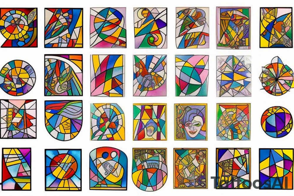 Stained glass avac tattoo idea