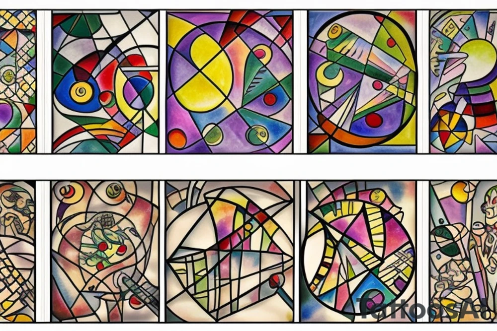 Stained glass avac tattoo idea