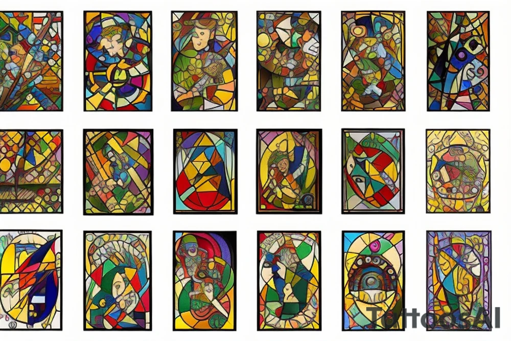 Stained glass avac tattoo idea