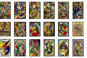 Stained glass avac tattoo idea