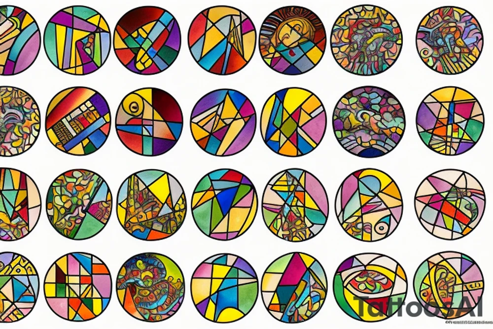 Stained glass avac tattoo idea