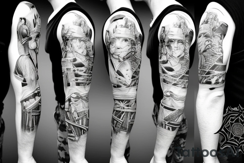 Soldiers cross tattoo idea
