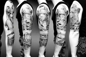 Soldiers cross tattoo idea