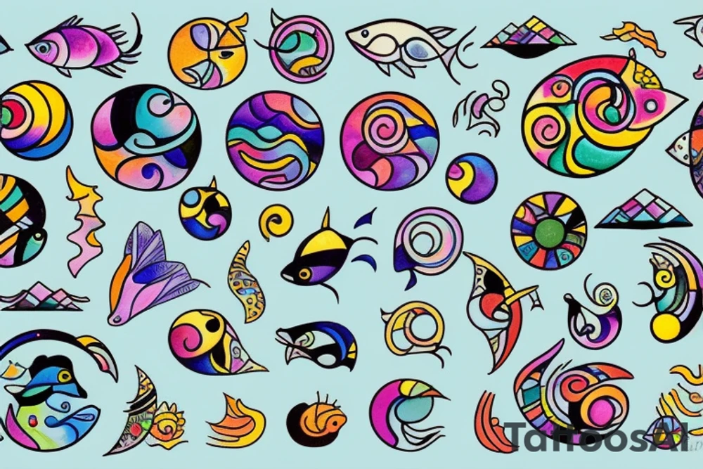Pisces tattoo idea