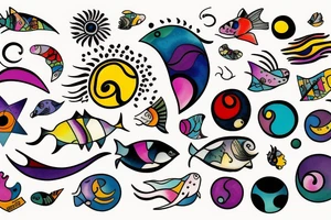 Pisces tattoo idea