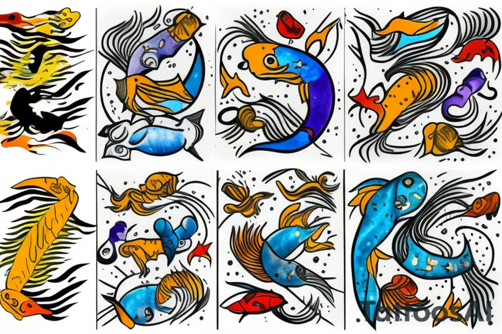 Pisces tattoo idea