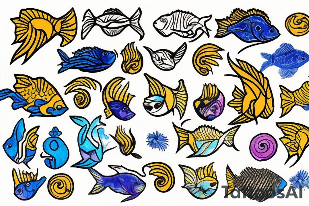 Pisces tattoo idea