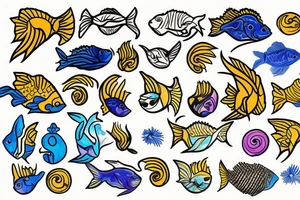 Pisces tattoo idea