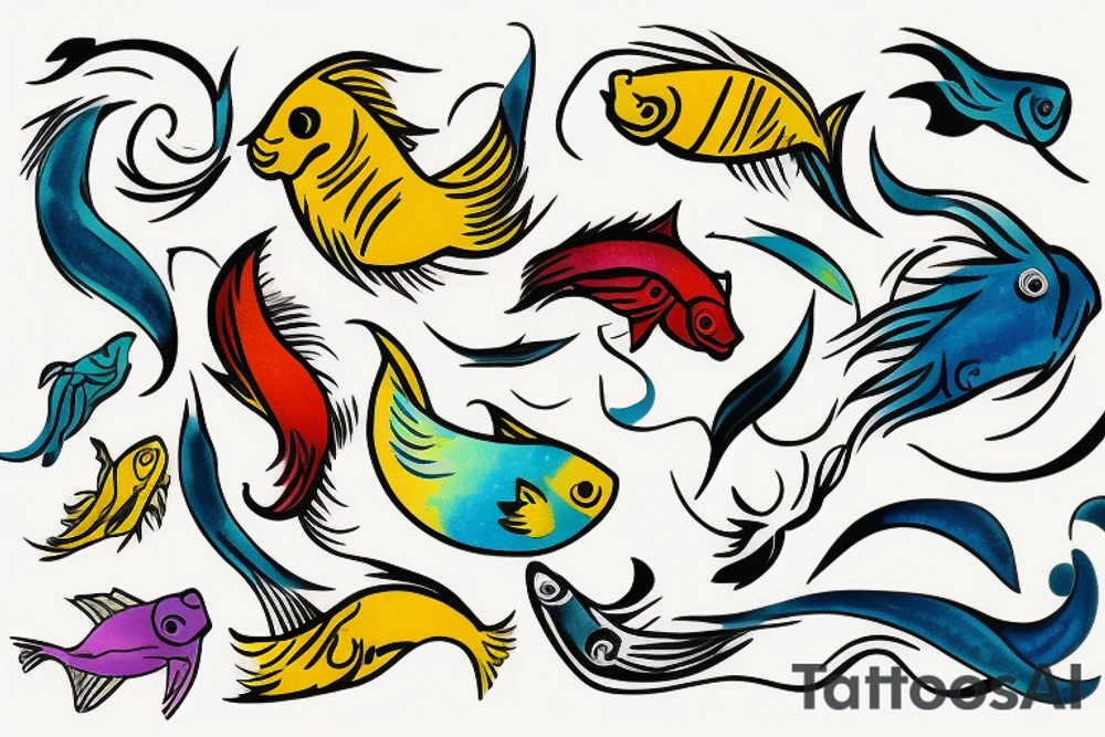 Pisces tattoo idea