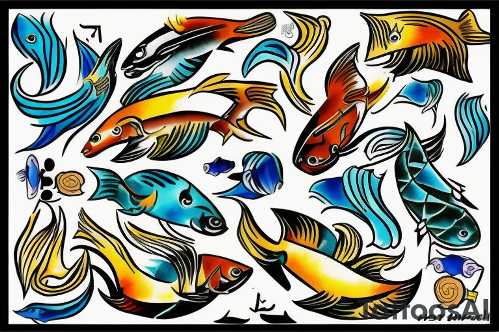 Pisces tattoo idea