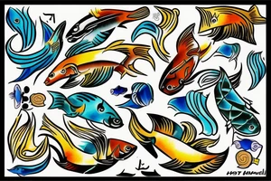 Pisces tattoo idea