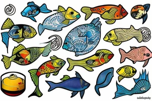 Pisces tattoo idea