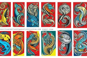 Spicy Pisces tattoo idea