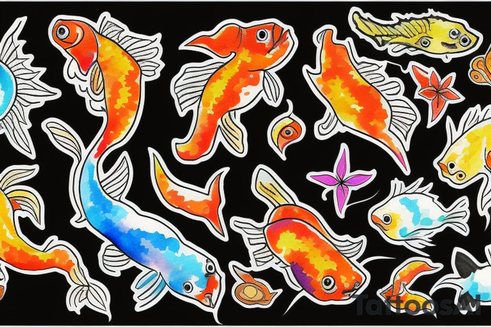 Spicy Pisces tattoo idea