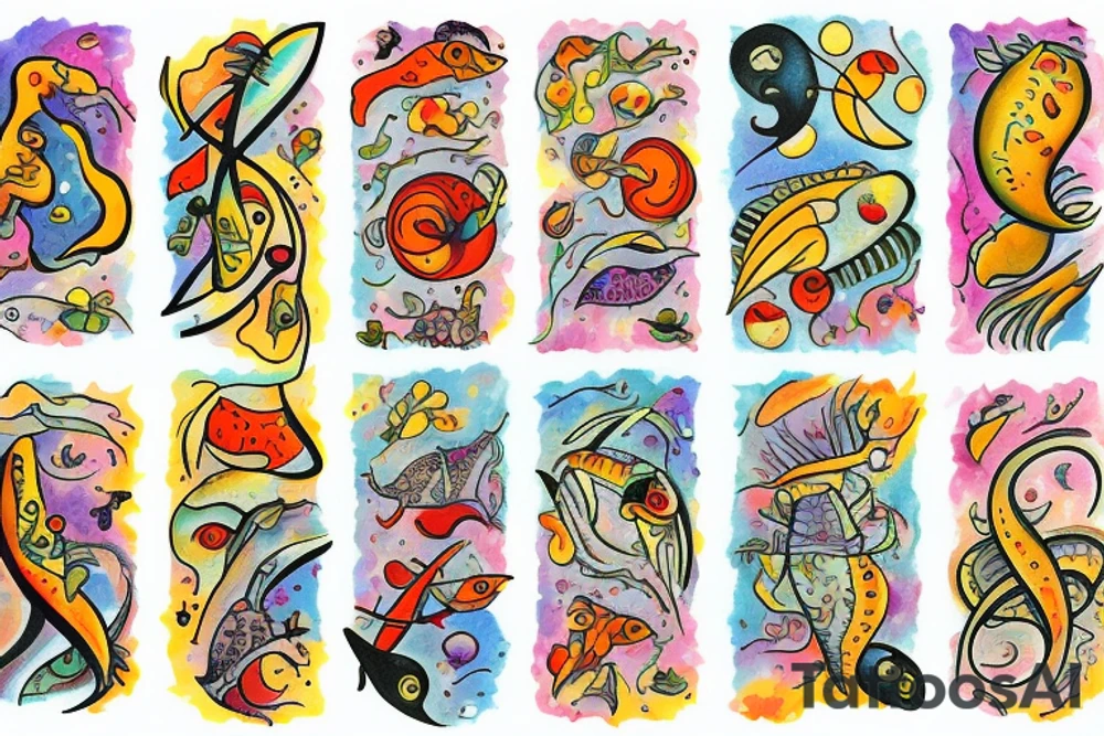 Spicy spicy Pisces tattoo idea