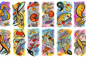 Spicy spicy Pisces tattoo idea