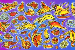 Spicy spicy Pisces tattoo idea