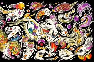 Spicy spicy Pisces and Aries tattoo idea