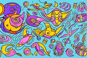Pisces and Aries tattoo idea